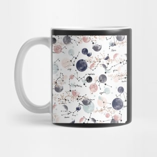 Astrology Constellation Pattern Watercolor Witchy Zodiac Sign Horoscope Mug